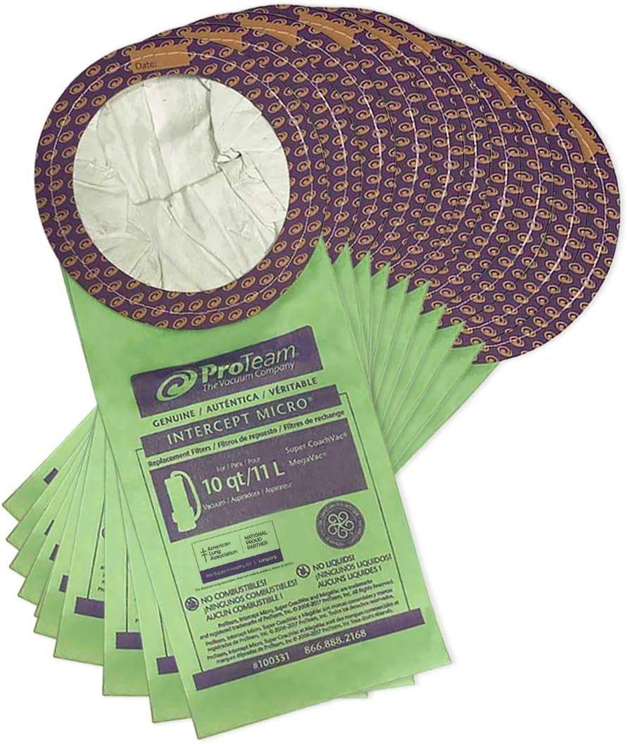 Refurbished ProTeam Pack of 10 Fits (Coachvac | Super Coachvac | Megavac) - Reebelo Ireland