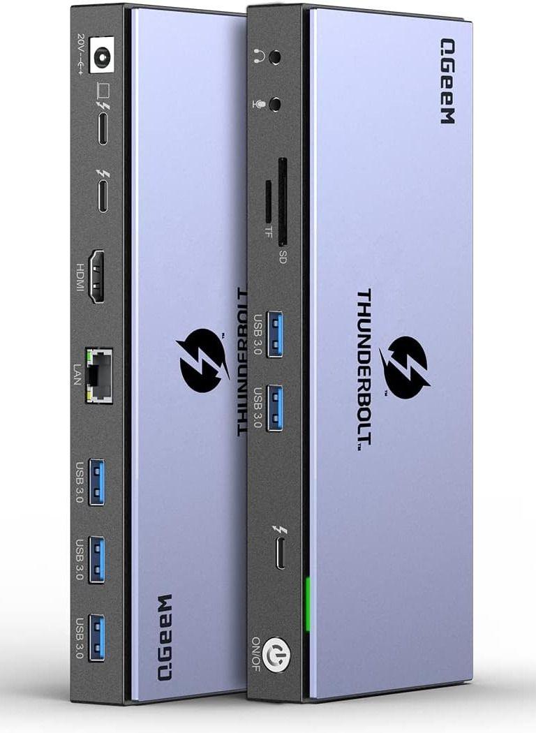 Refurbished QGeeM 16 in 1 Universal USB C Thunderbolt 4 Docking Station - Reebelo Ireland