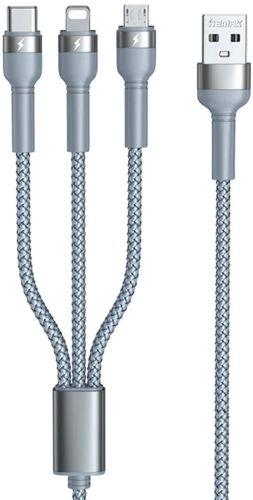 Refurbished Remax RC-124th Jany Series 3-in-1 Charging Cable 3.1A (1.2M) - Reebelo Ireland