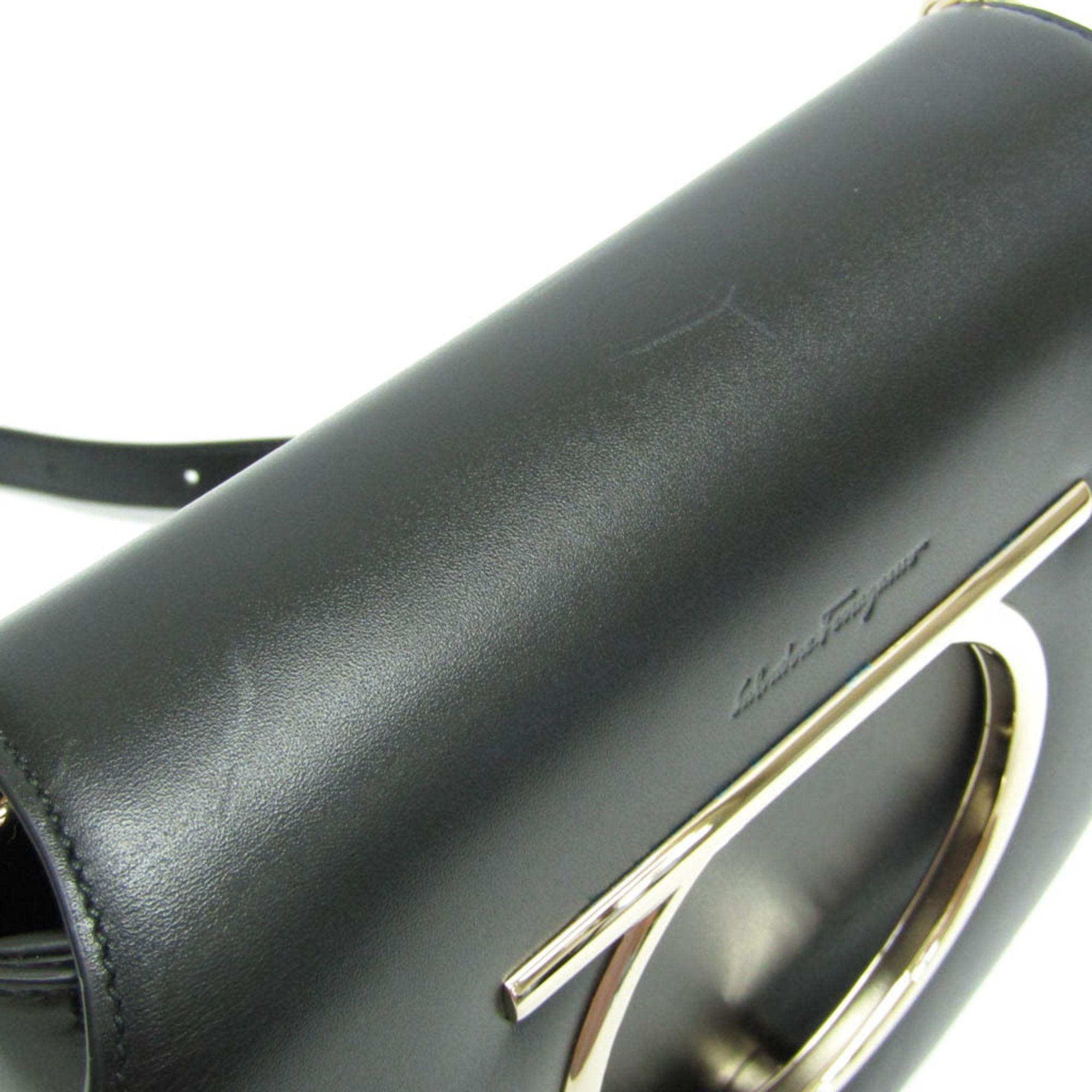Refurbished Salvatore Ferragamo Gancini Leather Handbag Shoulder Bag - Reebelo Ireland