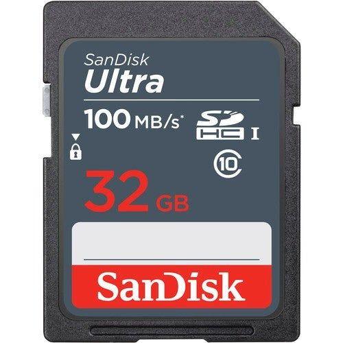 Refurbished SanDisk Ultra 32GB SDHC SDXC SD C10 Memory Card (100MB/s) - Reebelo Ireland