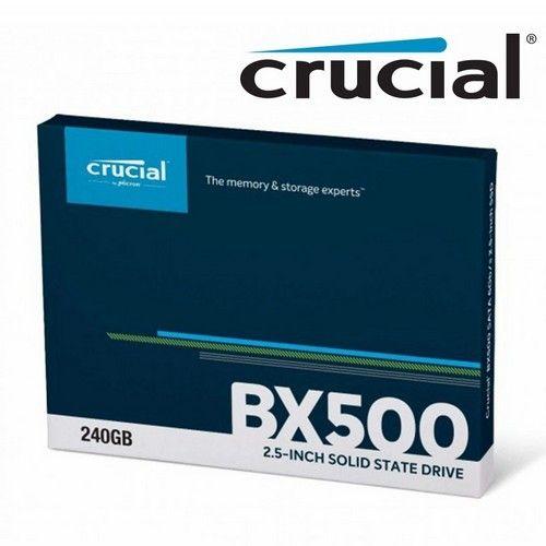 Refurbished Crucial SSD 240GB BX500 Internal Solid State Drive Laptop 2.5" SATA III 540MB/s - Reebelo Ireland