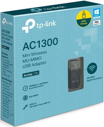 Refurbished TP-Link (Archer T3U) AC1300 Mini Wireless MU-MIMO USB Adapter - Reebelo Ireland