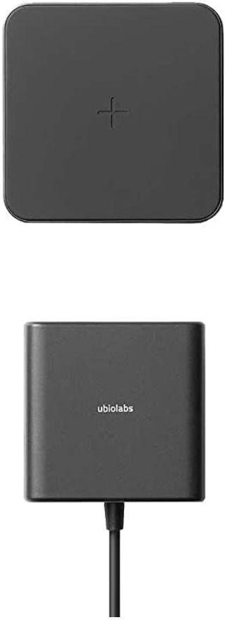Refurbished Ubio Labs AWC1098 Black Wireless & Wall Charger Charger Pad For Mobile Phones 20W - Reebelo Ireland