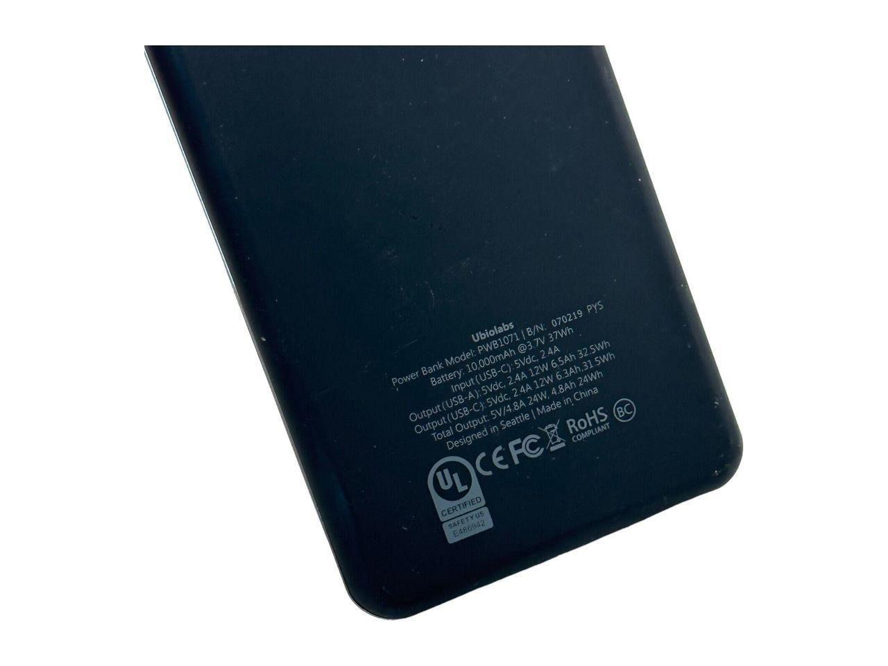 Refurbished Ubio Labs PWB1071 Universal 10000 mAh Slim Power Bank - Reebelo Ireland