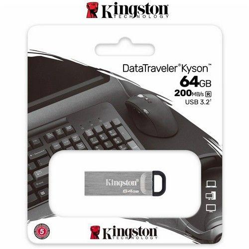 Refurbished Kingston technology USB Drive 64GB Data Traveler USB 3.2 Kyson Flash Drive Memory Stick PC - Reebelo Ireland