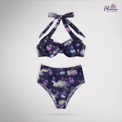 Refurbished Women bikini Two Piece Swimsuit magic Swimwear MAGIC POTION Swimwear made from recycled plastic bottles Variant Size Value L - Reebelo Ireland