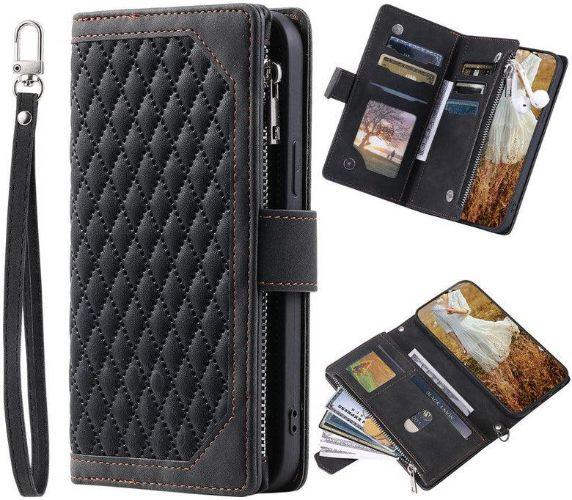 Refurbished Zipper Wallet Phone Case with Wrist Strap for Apple iPhone 13 mini - Reebelo Ireland
