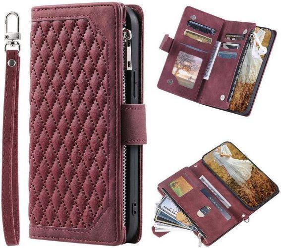Refurbished Zipper Wallet Phone Case with Wrist Strap for Apple iPhone 13 mini - Reebelo Ireland